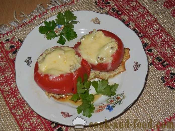 Eredeti rántotta vagy paradicsomot egy ízletes paradicsom tojással és sajttal - hogyan kell főzni a rántotta, lépésről lépésre recept fotók