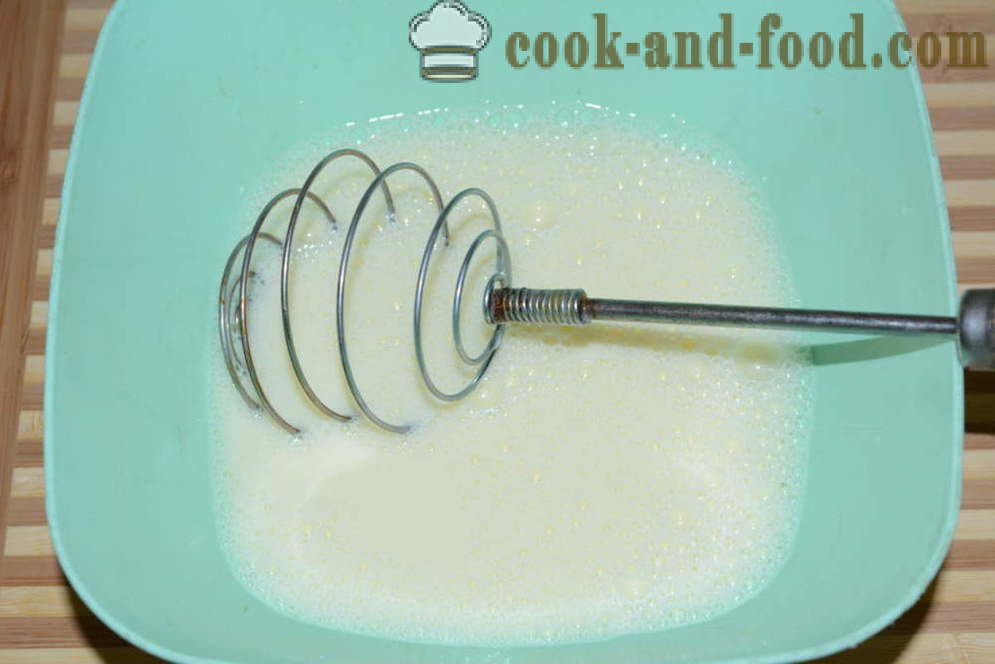 Édes kenyér pirítós tojást és a tejet egy serpenyőben - hogyan kell egy vekni pirítós egy serpenyő, egy lépésről lépésre recept fotók