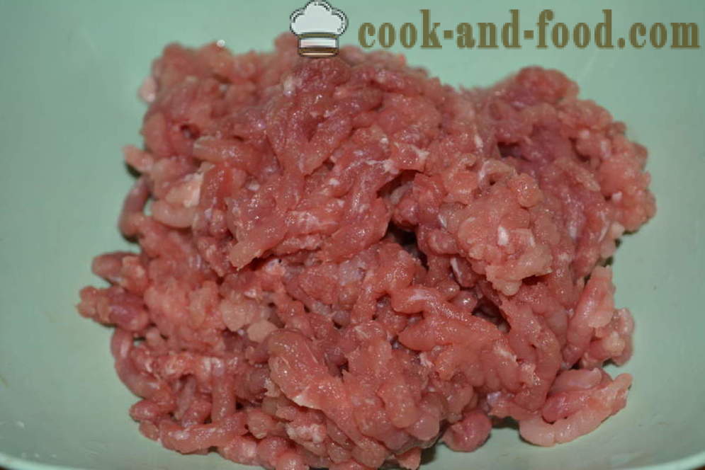 Finom fészke cukkini darált hússal töltött -, hogyan kell elkészíteni cukkini darált húst egy serpenyőben, egy lépésről lépésre recept fotók