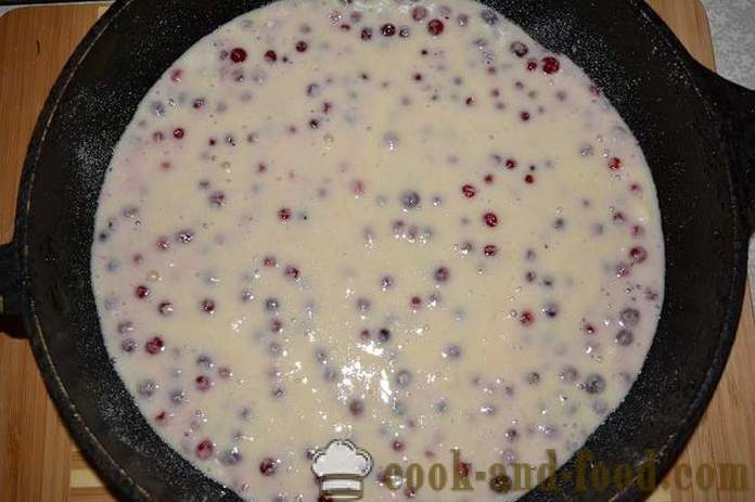 Manna joghurt bogyókkal vörös áfonya, sütnek, hogy a liszt a kemencében -, hogyan kell elkészíteni a joghurt a mannát a sütőben, a lépésről lépésre recept fotók