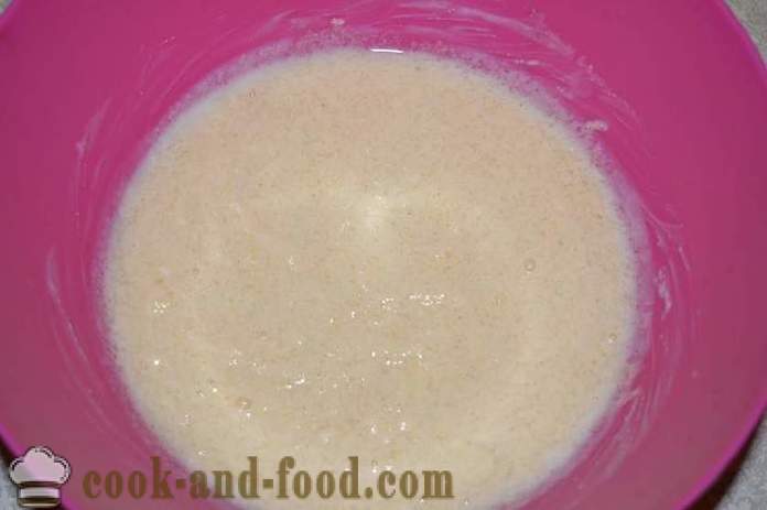 Manna joghurt bogyókkal vörös áfonya, sütnek, hogy a liszt a kemencében -, hogyan kell elkészíteni a joghurt a mannát a sütőben, a lépésről lépésre recept fotók