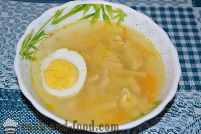 Ízletes csirke leves tészta multivarka - anélkül, hogy a burgonya