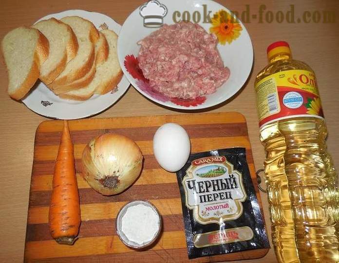 Forró szendvicsek hússal, sült egy serpenyőben - hogyan lehet meleg szendvicsek hússal, lépésről lépésre recept fotók