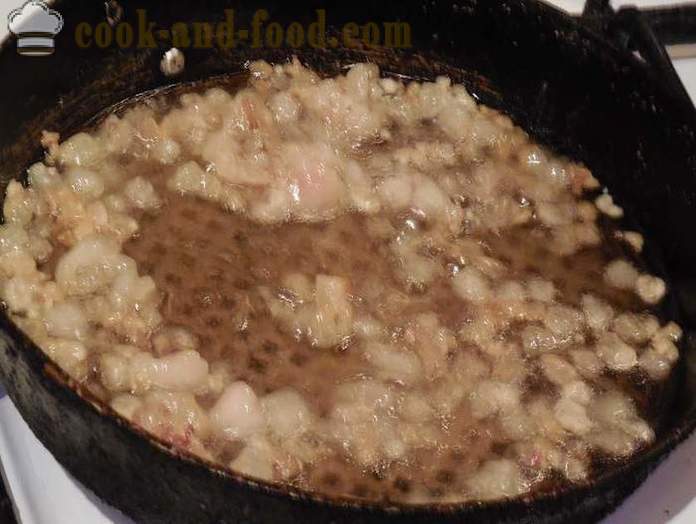 Kozák leves kifáraszt köles - hogyan kell főzni kifáraszt otthon - lépésről lépésre recept fotók