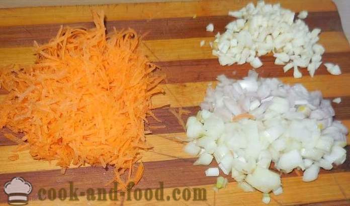 Leves gombóc húsleves - hogyan gombóc tojás és liszt - egy lépésről lépésre recept fotók