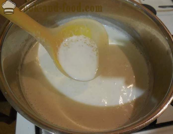 Főzni búza gabona tejjel - lépésről lépésre recept fotók