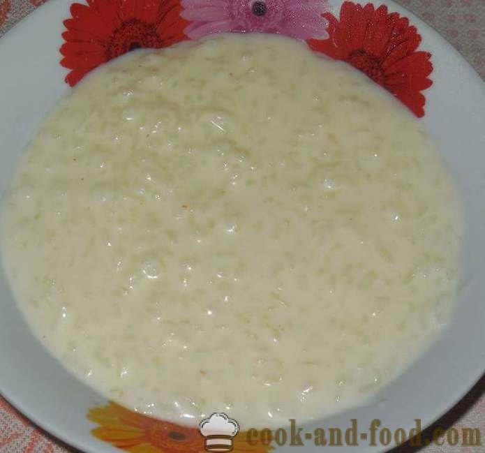 Finom rizs zabkása tejjel és vízzel egy serpenyőbe: folyadék és a klasszikus (vastag) - lépésről lépésre recept fotókkal, hogyan kell főzni rizs zabkása tejjel