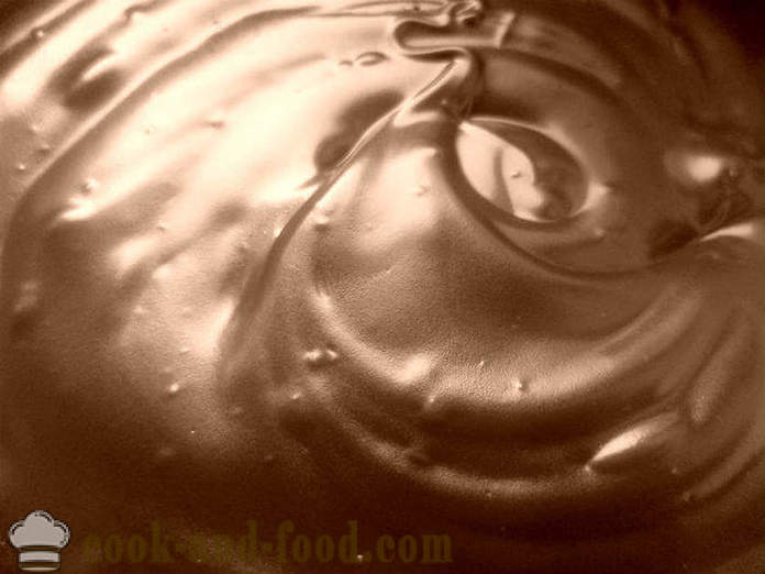 Csokoládékrém és tejbevonattal - egy jó recept, hogyan lehet a csokoládé máz