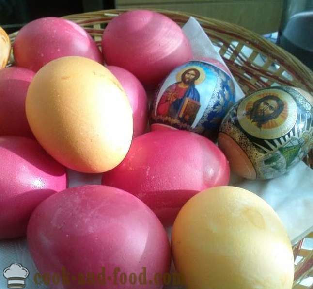 Festett tojások vagy Krashenki - hogyan kell festeni tojásokat húsvét
