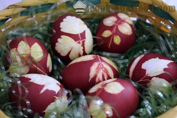 Festett tojások vagy Krashenki - hogyan kell festeni tojásokat húsvét