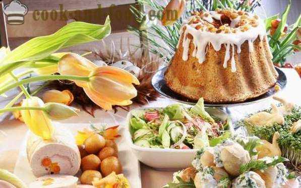 Kulináris hagyományok és szokások Húsvét - húsvéti asztalra a szláv ortodox hagyomány