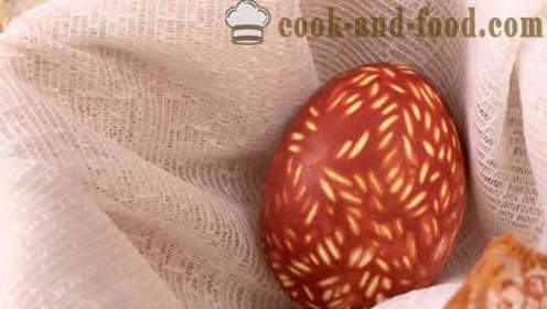 Húsvéti tojások festett hagyma héjakat -, hogyan kell festeni a tojásokat hagyma bőr, egyszerű módon, a festészet húsvét.