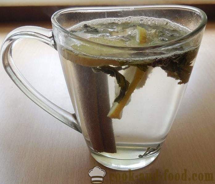 Zöld tea gyömbérrel, citrom, méz és fűszerek - hogyan sört gyömbér tea recept fotókkal.