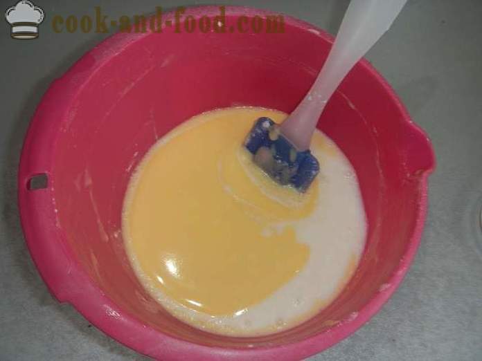 Egyszerű dió cupcake a kefir - hogyan kell főzni egy tortát otthon, lépésről lépésre recept fotókkal.
