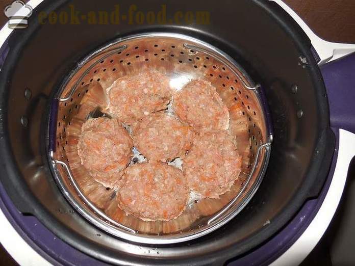Grechanik darált hússal multivarka - hogyan kell főzni a pulyka Grechanik párolt, lépésről lépésre recept fotók.