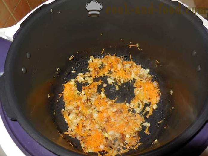 Zöld leves sóska a multivarka, hogyan kell főzni a zöld levest multivarka, lépésről lépésre recept fotókkal.