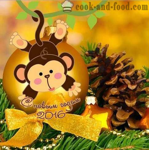 Desszertek New Year 2016 - Nyaralás desszertek a Year of the Monkey.