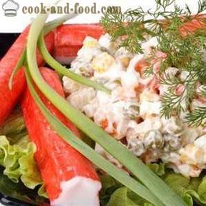 Rák saláta - recept egy klasszikus és egyszerű, fotókkal. Hogyan kell főzni egy finom rák saláta kukorica, rizs és uborka
