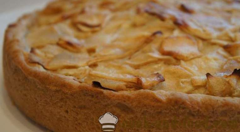 Tsvetaeva almás pite recept videó, szakács - egyszerű pite - ízletes
