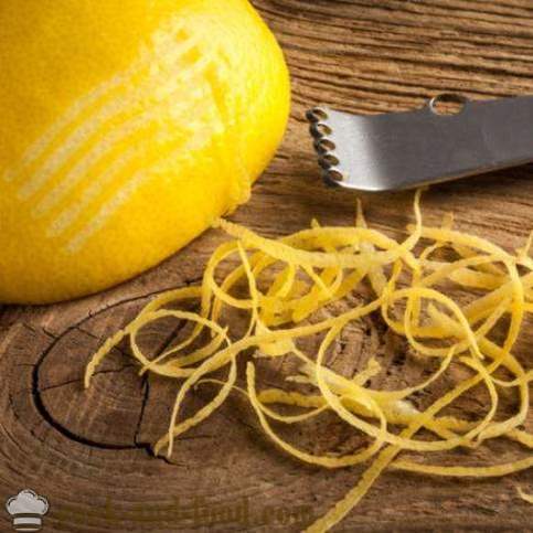 Hogyan kell használni a citromhéj a főzéshez? - video receptek otthon