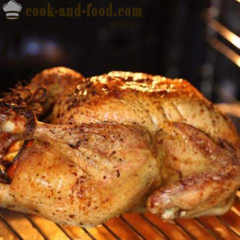 Hogy finom sült csirkét a sütőbe - videó receptek otthon