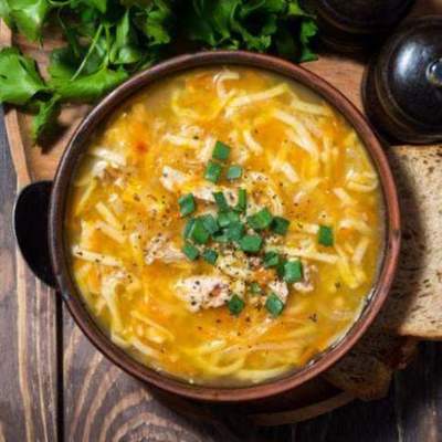 Recept csirke leves házi tésztával
