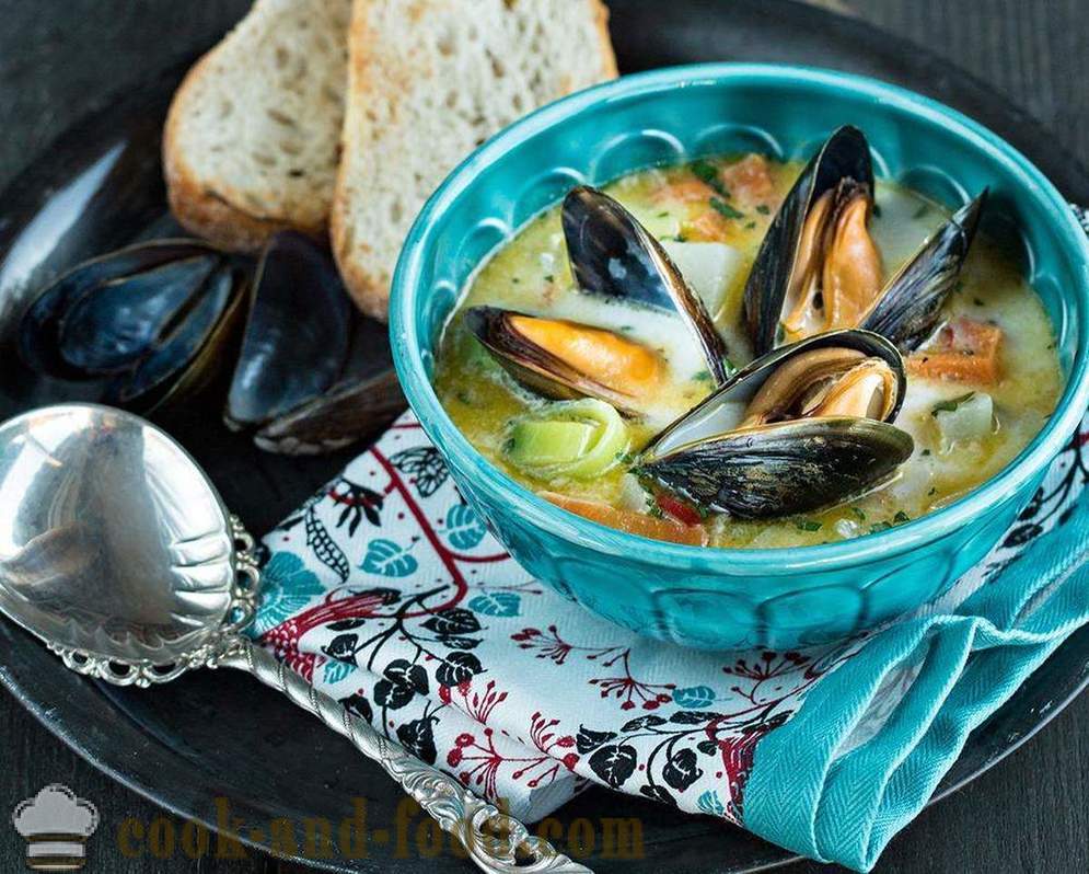Három ízletes leves recept tenger gyümölcsei