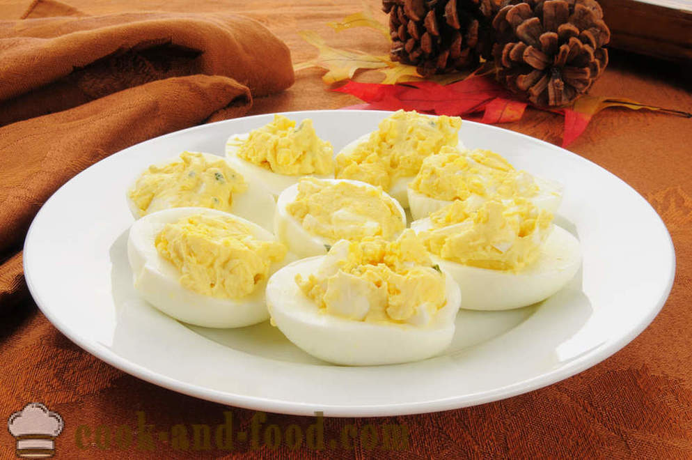 Kitűnő előétel: töltött tojás - videó receptek otthon