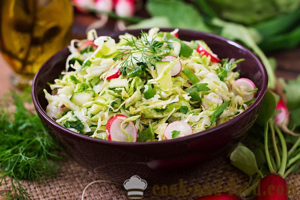 Nyári saláta friss zöldségek: 4 recept