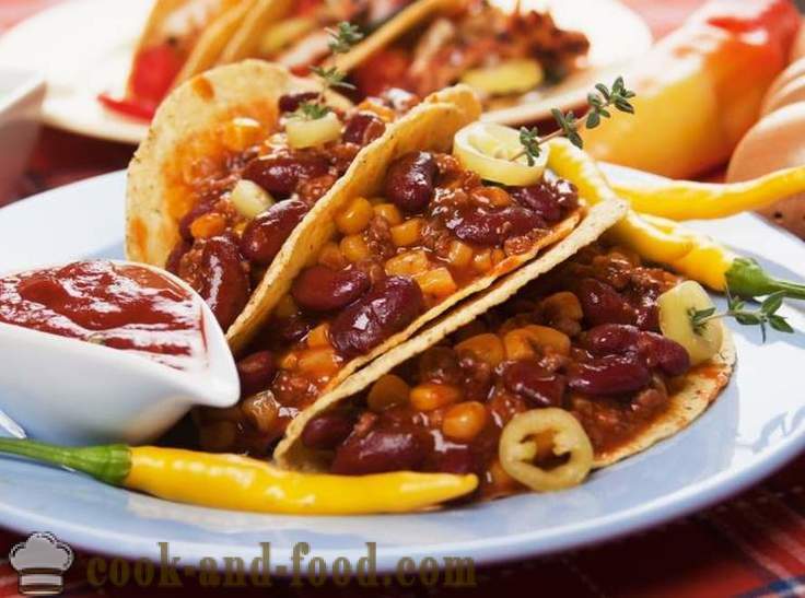 Mexikói étel: csomagolja én taco! - video receptek otthon